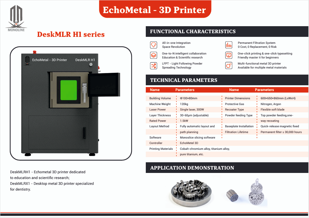 EchoMetal 3D Printer
